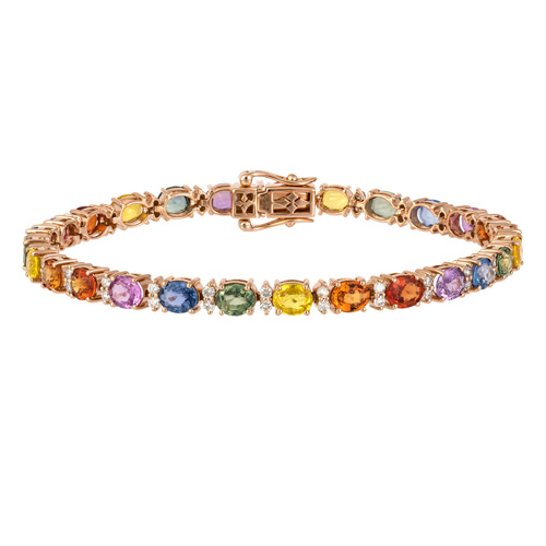Pulseiras de pedras coloridas
